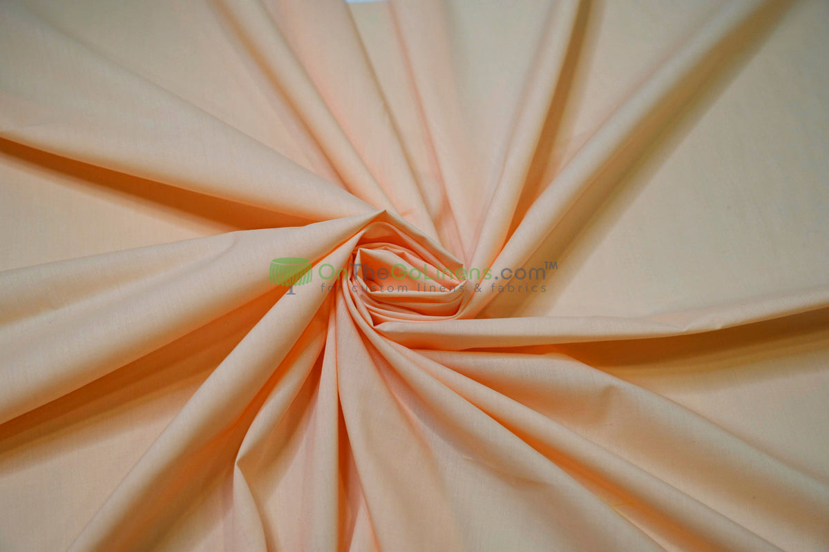 Woven Poly Cotton Broadcloth Fabric by the Yard | Polycotton Fabric | Multiple Colors | 60" Wide | 80/20 Blend |