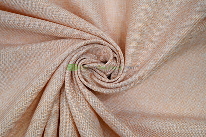 Vintage Linen Event Drapery Panels | Imitation Burlap Curtains | Washable 100% Polyester Burlap |