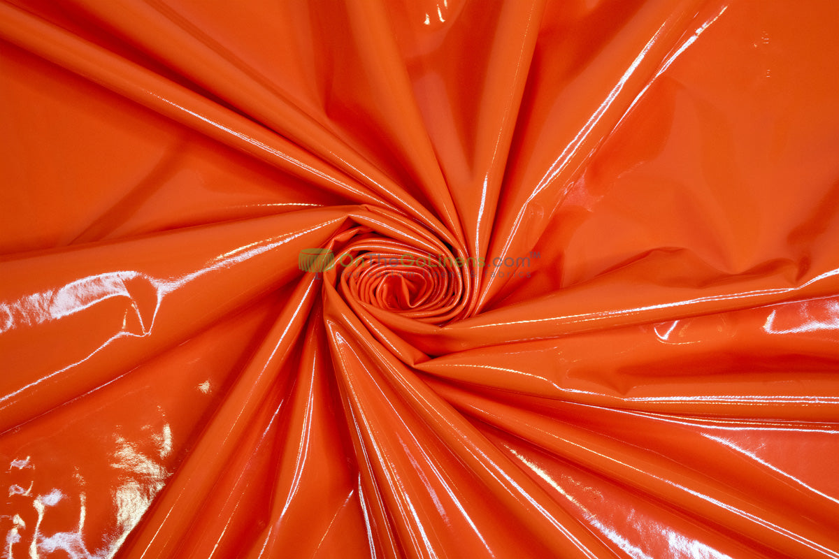 Shiny Patent Vinyl | Flexible Stretch - 94% Polyester, 6% Spandex | 60" Wide