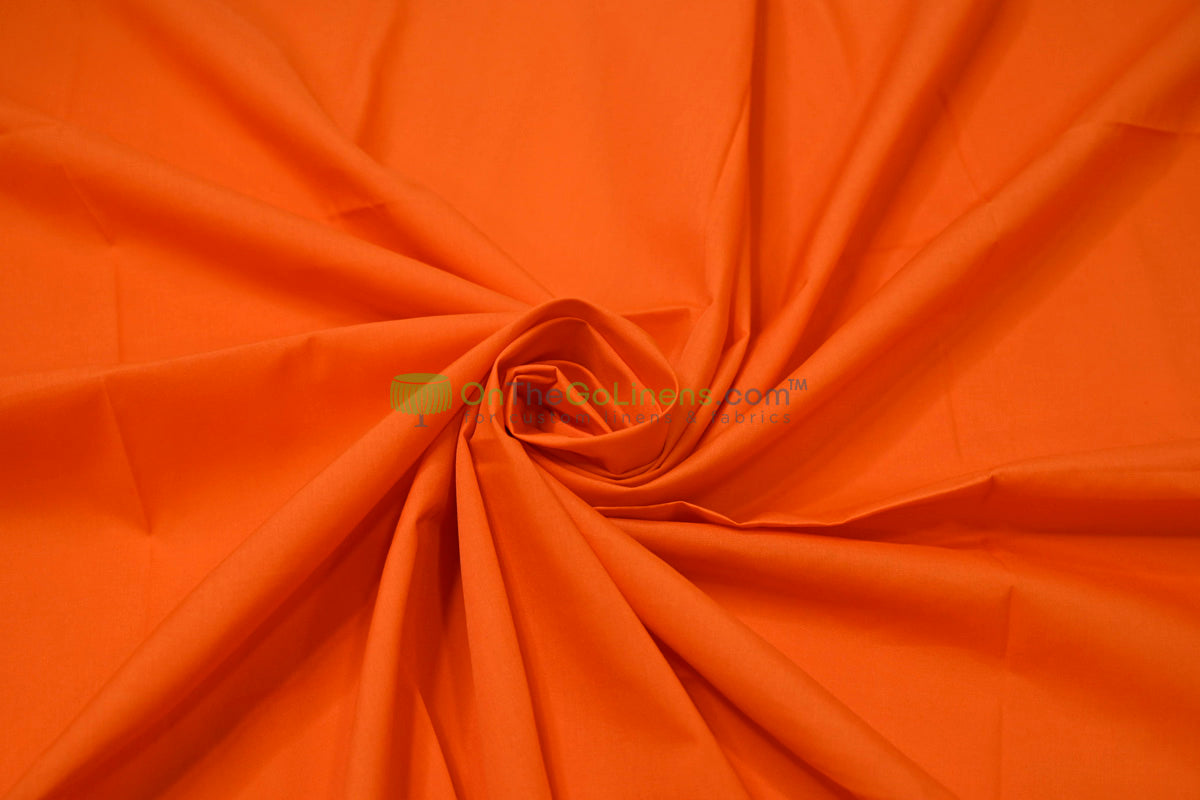 Woven Poly Cotton Broadcloth Fabric by the Yard | Polycotton Fabric | Multiple Colors | 60" Wide | 80/20 Blend |