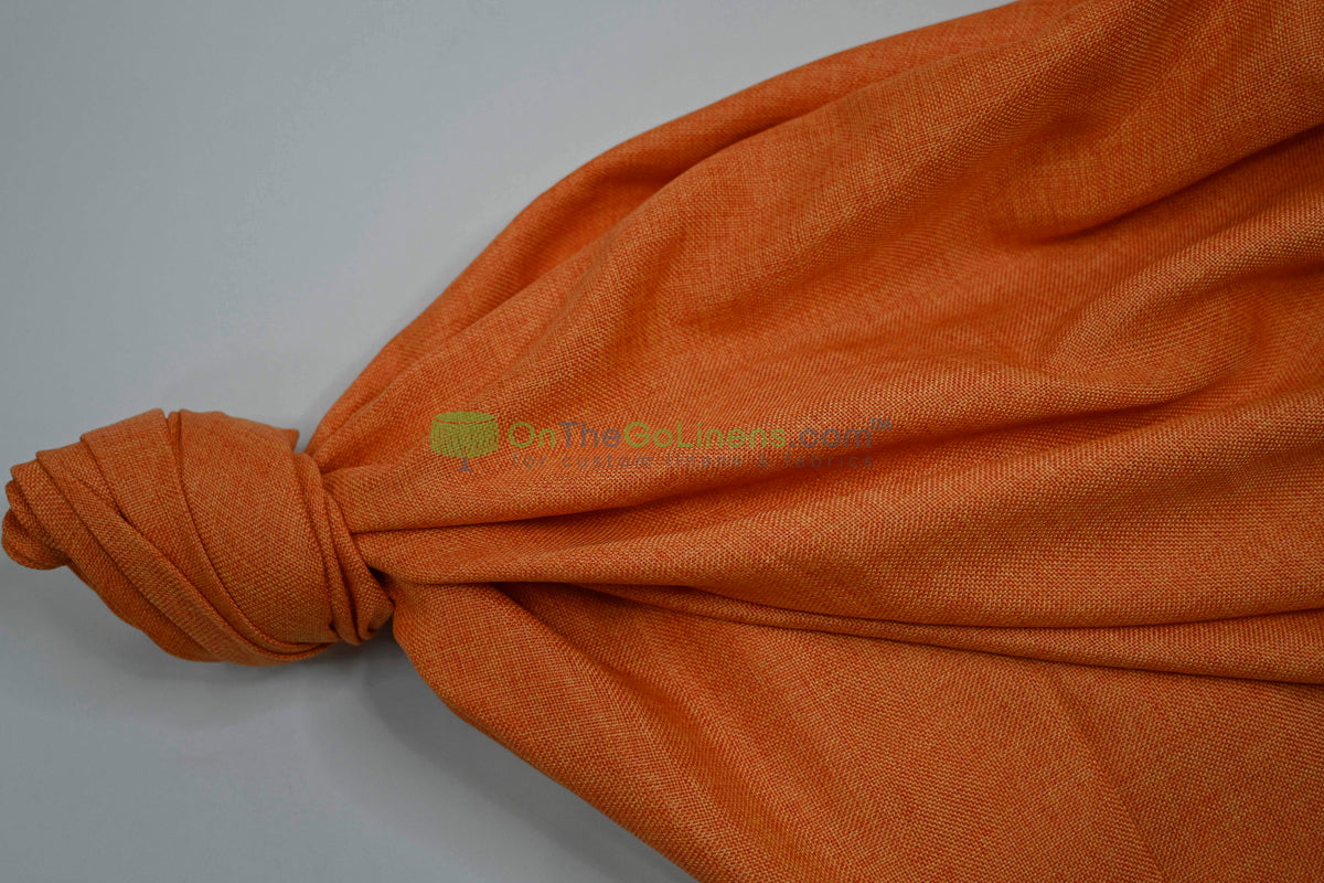 Vintage Linen Event Drapery Panels | Imitation Burlap Curtains | Washable 100% Polyester Burlap |