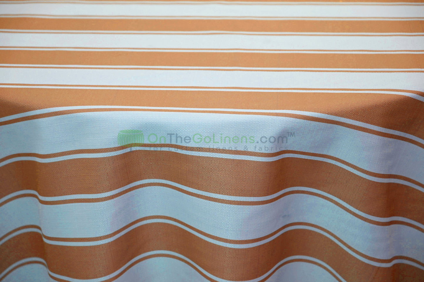 Rustic Linen Stripe Fabric