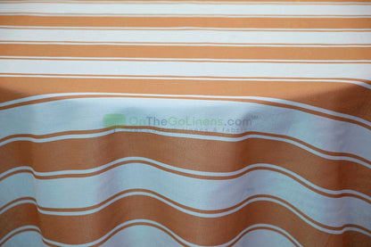 Rustic Linen Stripe Fabric