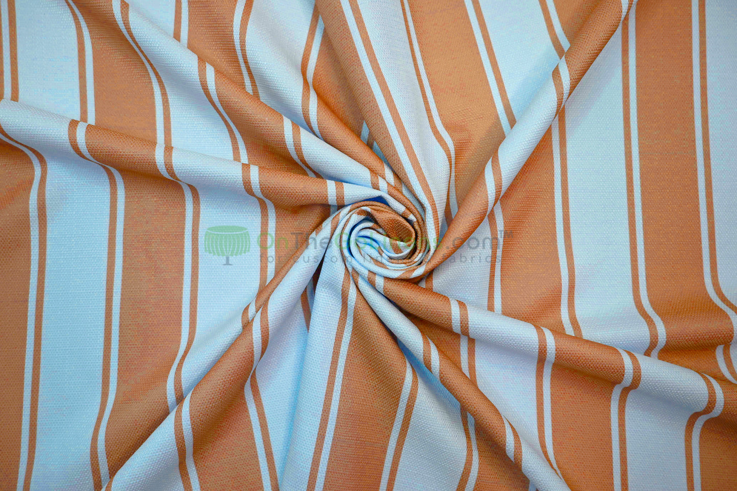 Rustic Linen Stripe Fabric