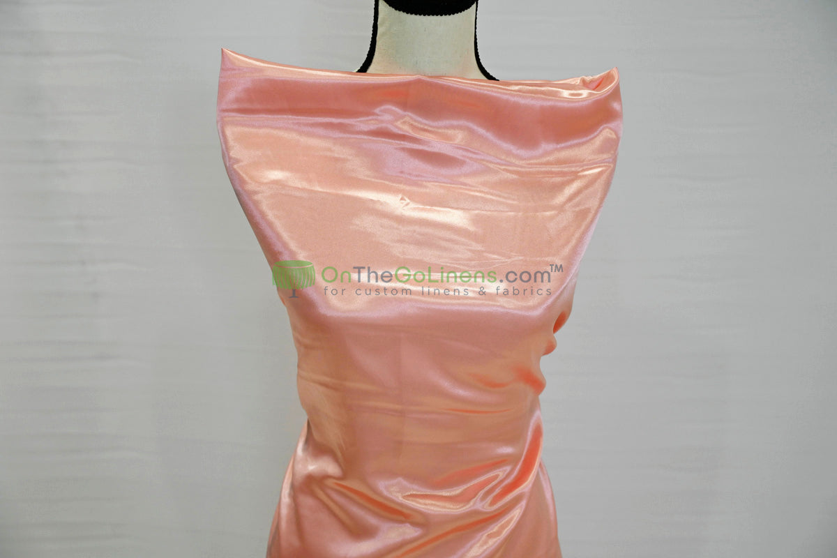 Charmeuse Satin Table Linens, Table Overlays, Table Drapes and Banquets | Multiple IFR Satin Colors |
