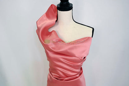 Lamour Satin Fabric by the Yard & Bolt | 100% Polyester Semi Dull Heavy Satin Fabric | 60" Wide | Multiple Colors |