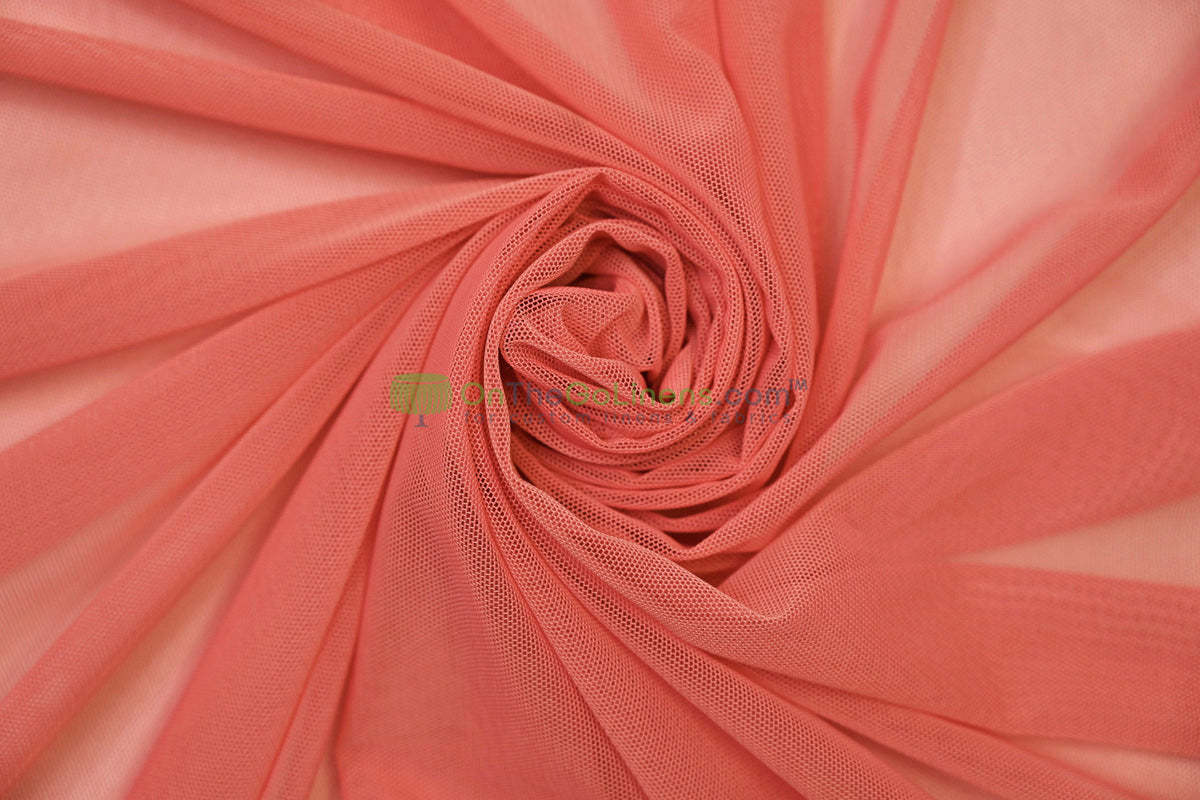 Power Mesh Spandex Fabric by the Yard | 60" Wide | Multiple Colors | 80/20 Nylon Spandex Blend |