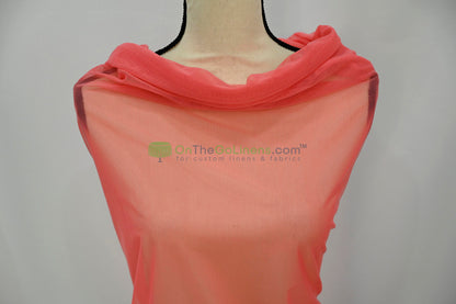 Power Mesh Spandex Fabric by the Yard | 60" Wide | Multiple Colors | 80/20 Nylon Spandex Blend |