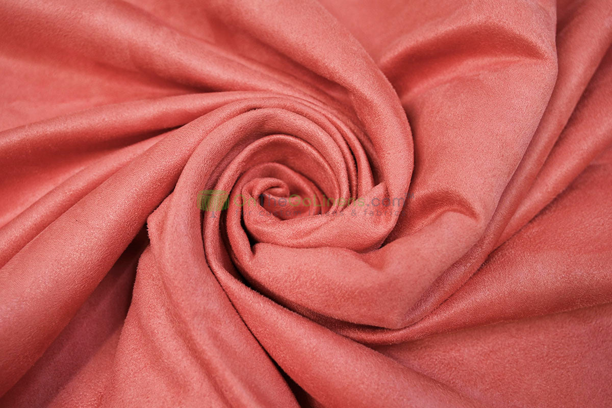 Micro Suede Fabric by the Yard and Wholesale Bolt | Faux Suede Fabric | Multiple Colors | 60" Wide |