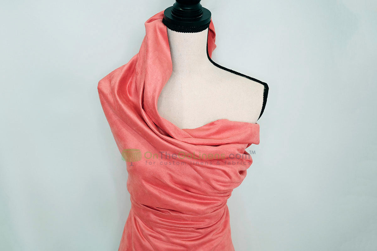 Micro Suede Fabric by the Yard and Wholesale Bolt | Faux Suede Fabric | Multiple Colors | 60" Wide |