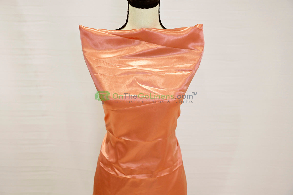 Charmeuse Satin Table Linens, Table Overlays, Table Drapes and Banquets | Multiple IFR Satin Colors |
