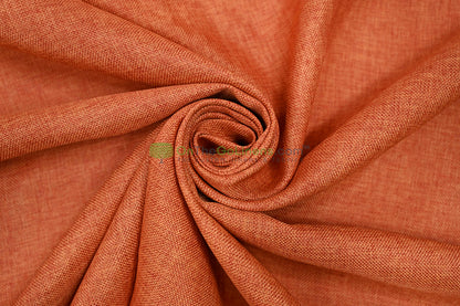 Vintage Linen Event Drapery Panels | Imitation Burlap Curtains | Washable 100% Polyester Burlap |
