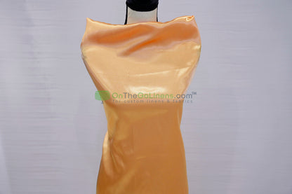 Charmeuse Satin Table Linens, Table Overlays, Table Drapes and Banquets | Multiple IFR Satin Colors |