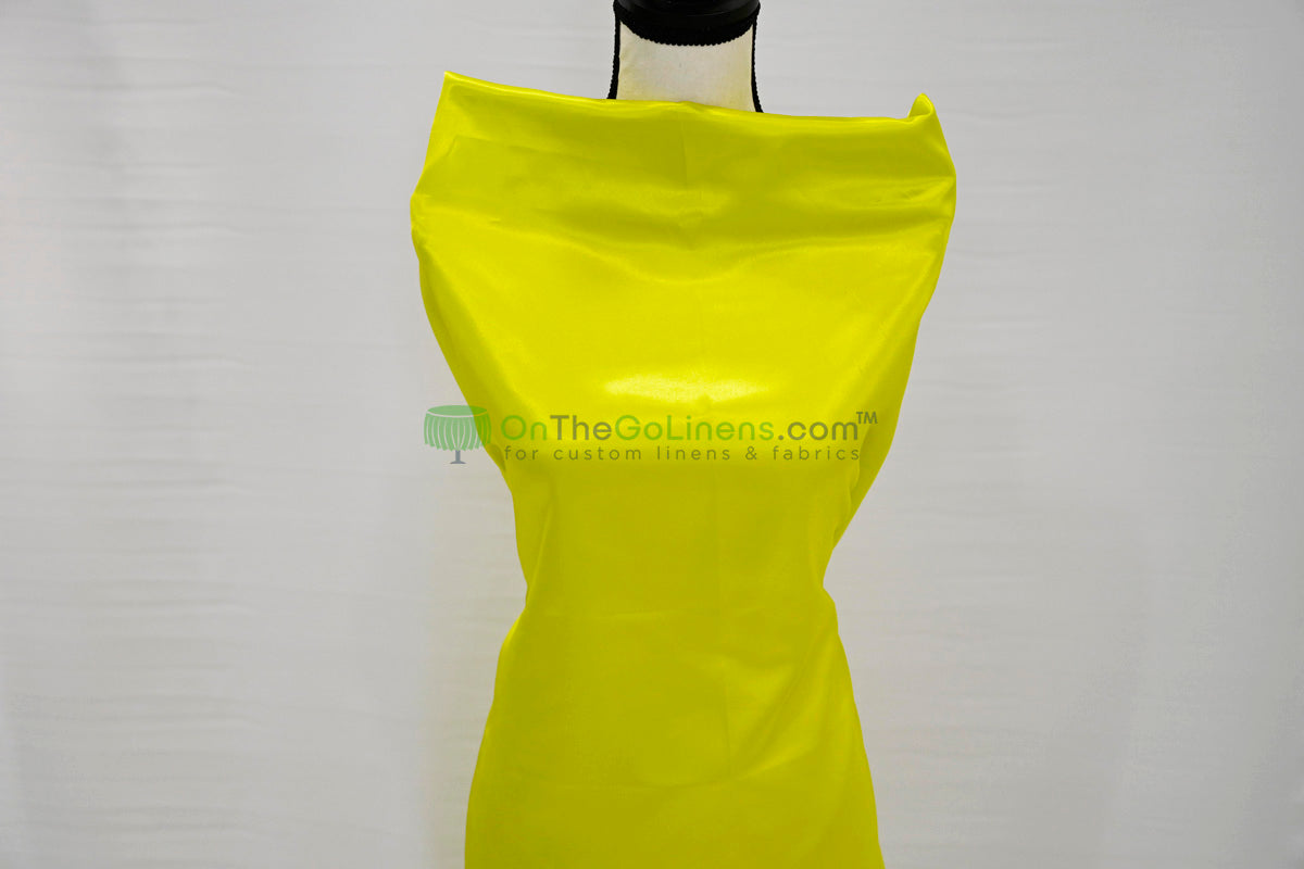 Charmeuse Satin Table Linens, Table Overlays, Table Drapes and Banquets | Multiple IFR Satin Colors |