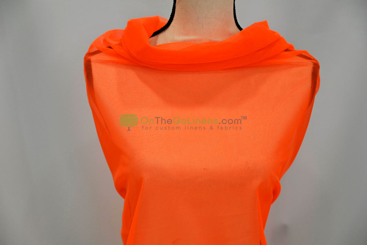 Power Mesh Spandex Fabric by the Yard | 60" Wide | Multiple Colors | 80/20 Nylon Spandex Blend |