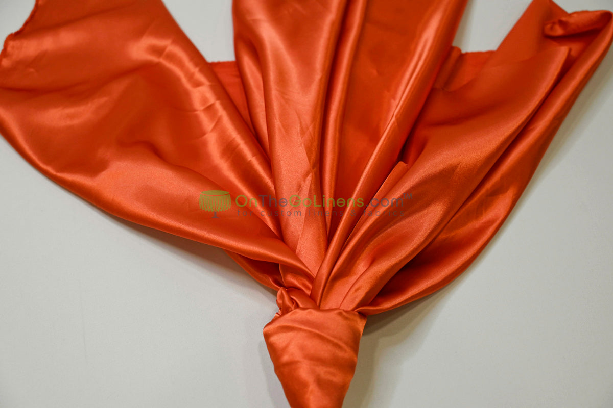 Stretch Charmeuse Fabric by the Yard | Silky Soft Stretch Satin Fabric | 4% Spandex | Multiple Colors |