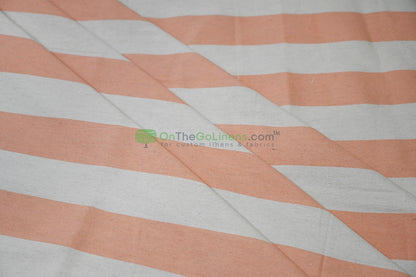 100% Cotton Canvas 2" Stripe Fabric | Sold by the Yard | Four Colors Available | 60" Wide |