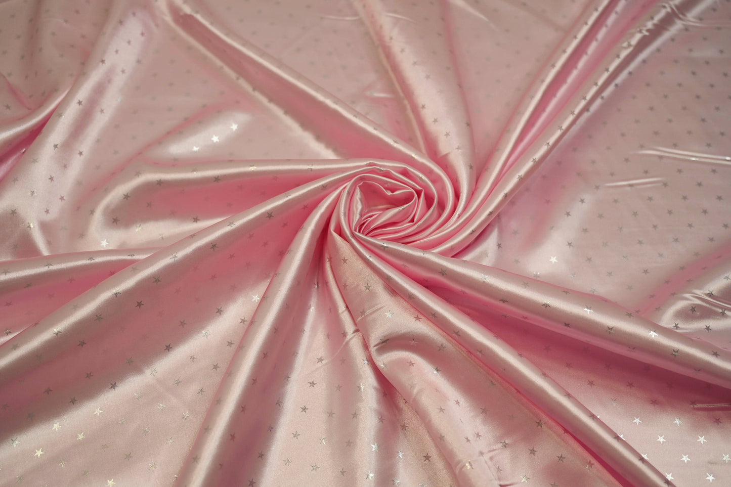 Mini Star Charmeuse Satin Table Napkins & Chair Sash | Star Satin Napkins & Sashes | White, Pink, Blue |