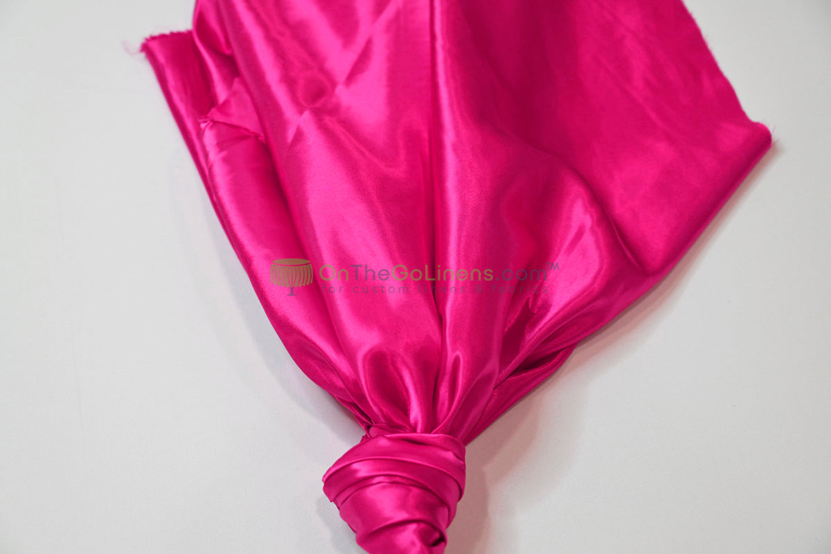 Stretch Charmeuse Fabric by the Yard | Silky Soft Stretch Satin Fabric | 4% Spandex | Multiple Colors |