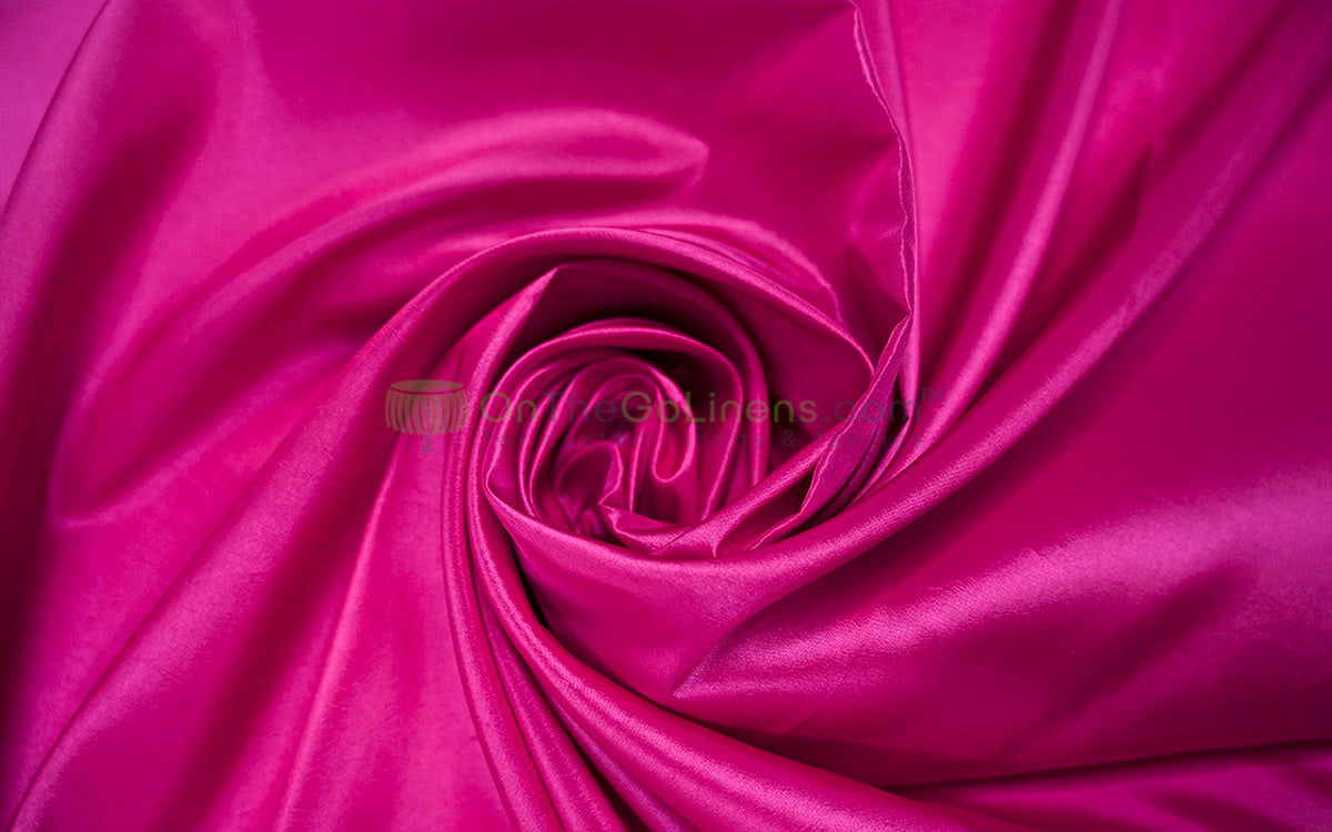 Taffeta Fabric by the Yard | Non Stretch Taffeta | 60" Wide | 75 Colors Available | Wholesale Bolt Available |
