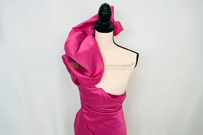 Lamour Satin Fabric by the Yard & Bolt | 100% Polyester Semi Dull Heavy Satin Fabric | 60" Wide | Multiple Colors |
