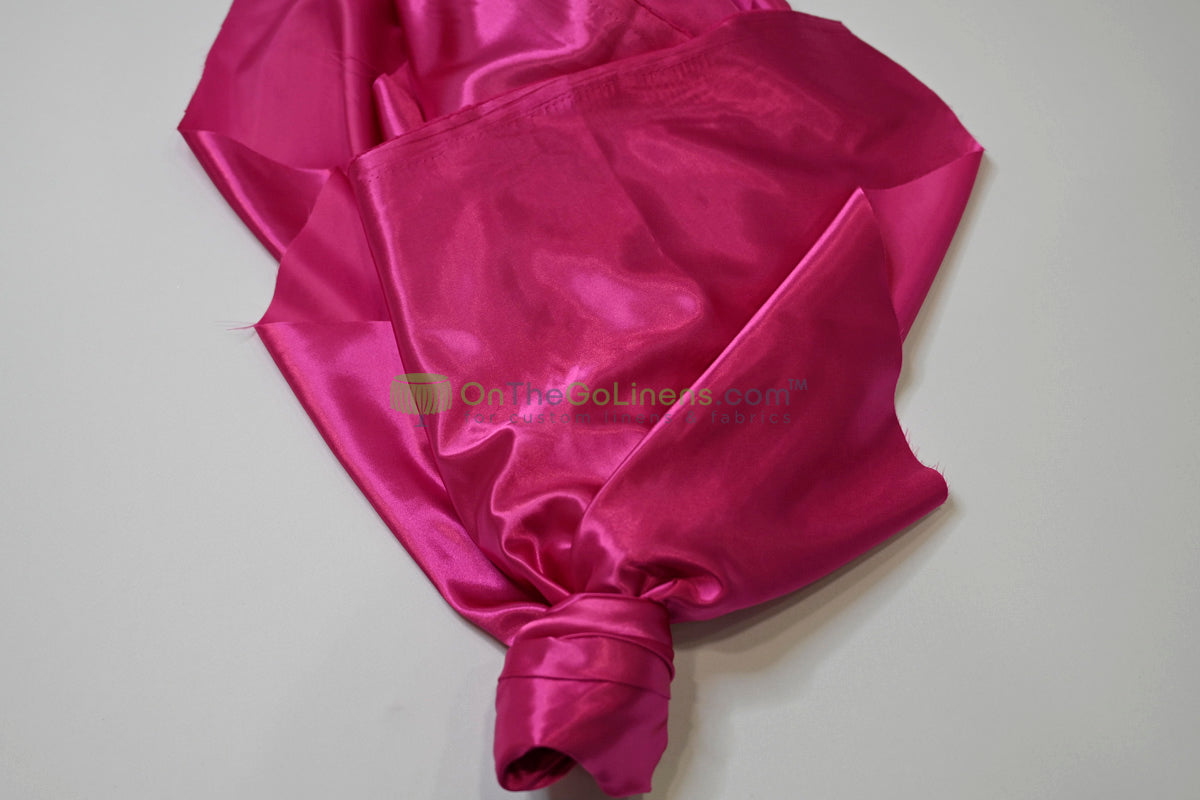 Stretch Charmeuse Fabric by the Yard | Silky Soft Stretch Satin Fabric | 4% Spandex | Multiple Colors |