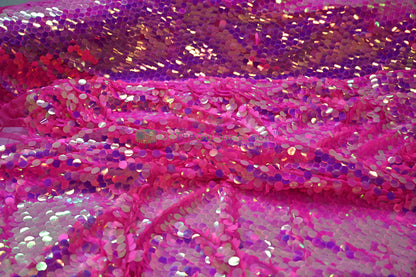 Payette Sequins Table Linens | Paillette Fish Scale Sequins Tablecloths | Multiple Colors |