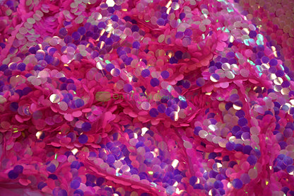 Payette Sequins Table Linens | Paillette Fish Scale Sequins Tablecloths | Multiple Colors |