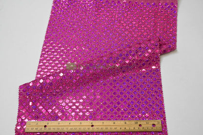 Holographic Sequin Fabric | 45” Wide | Lightweight & Flowing for Costumes, Gowns & Décor