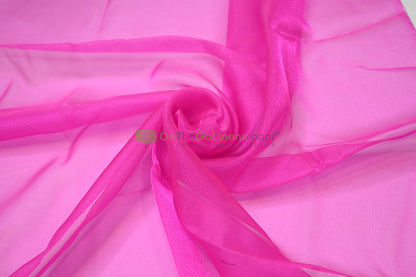 Japanese Crystal Organza Fabric | 100% Nylon | 45” Width | Sheer Luxury for Gowns & Décor