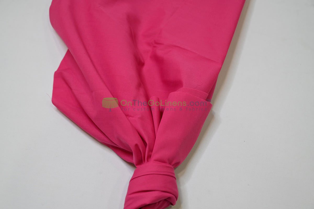 Woven Poly Cotton Broadcloth Fabric by the Yard | Polycotton Fabric | Multiple Colors | 60" Wide | 80/20 Blend |