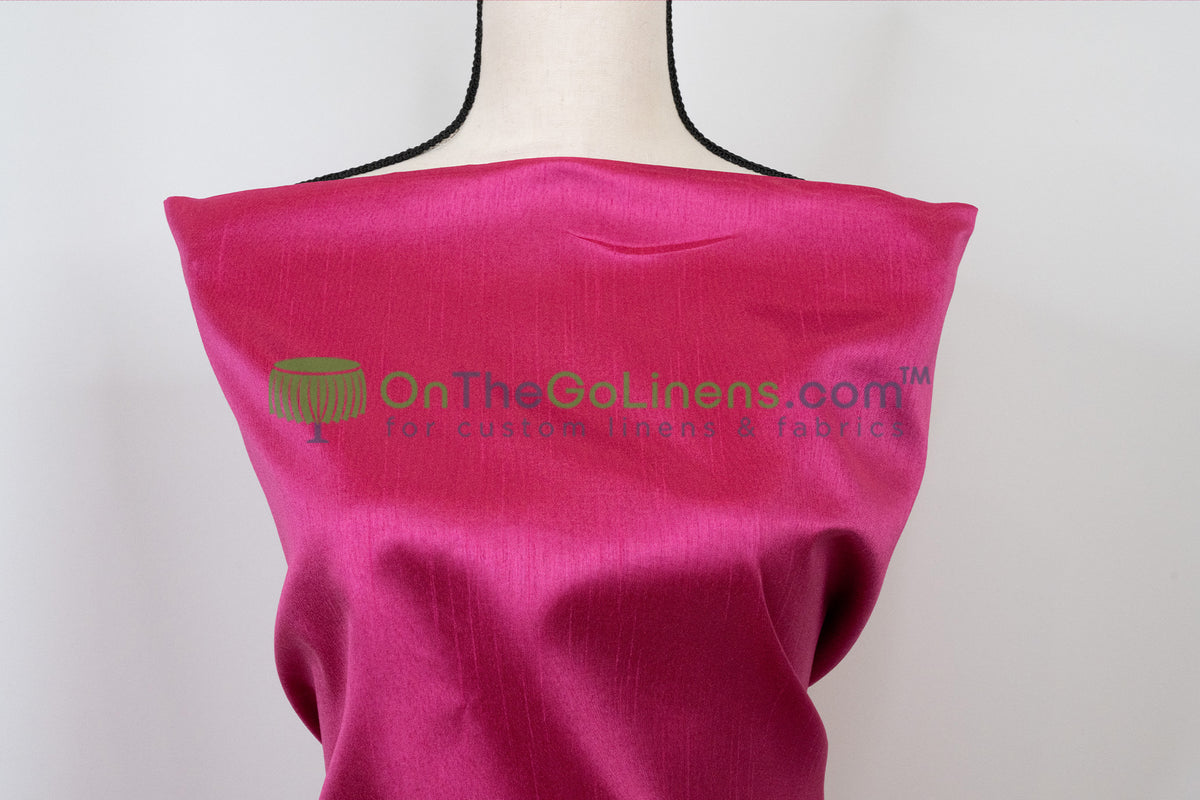 IFR Polyester Dupioni Fabric 120" Wide Extra Wide Silk Look 100% Polyester