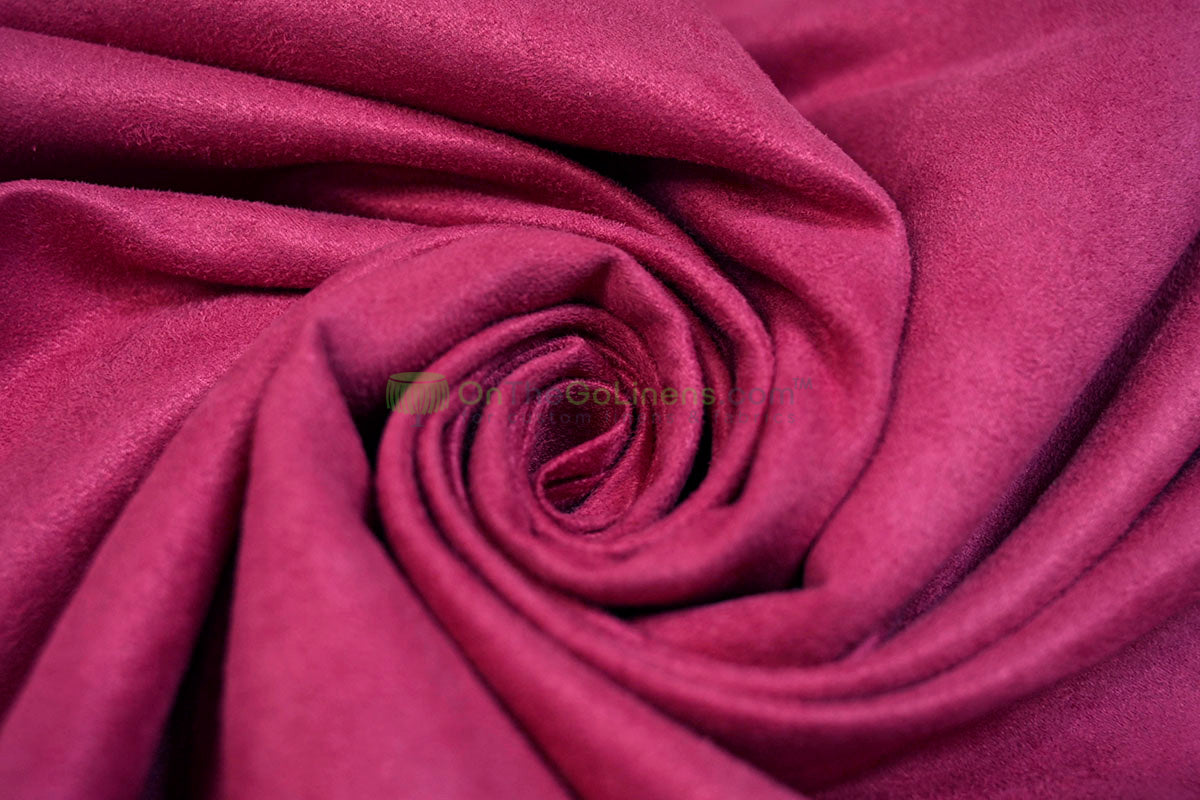 Micro Suede Fabric by the Yard and Wholesale Bolt | Faux Suede Fabric | Multiple Colors | 60" Wide |