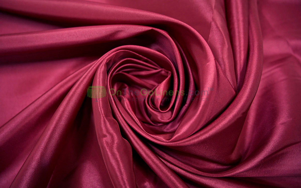 Taffeta Fabric by the Yard | Non Stretch Taffeta | 60" Wide | 75 Colors Available | Wholesale Bolt Available |