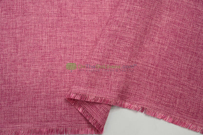 Vintage Linen Event Drapery Panels | Imitation Burlap Curtains | Washable 100% Polyester Burlap |