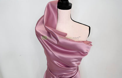 Lamour Satin Fabric by the Yard & Bolt | 100% Polyester Semi Dull Heavy Satin Fabric | 60" Wide | Multiple Colors |