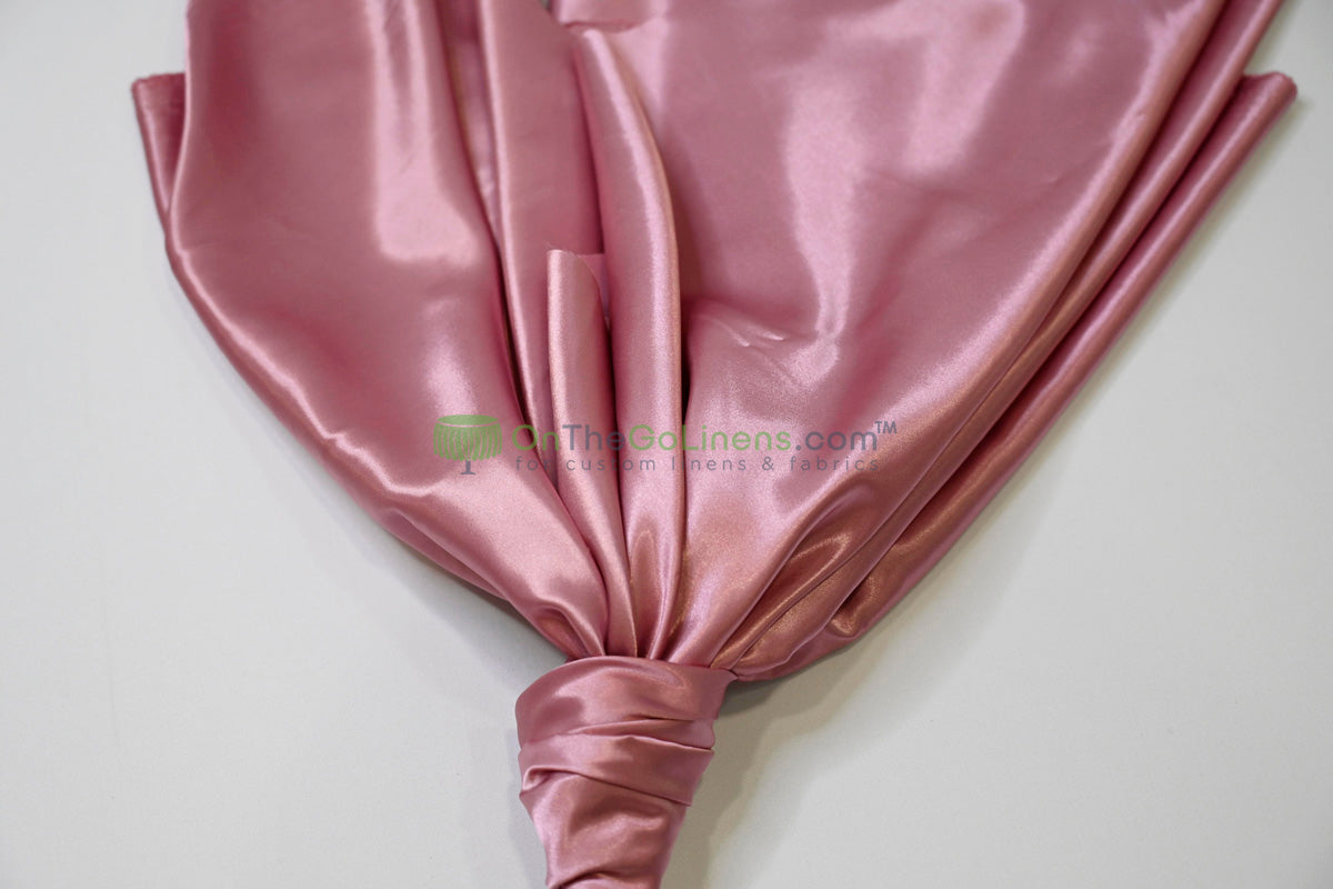 Stretch Charmeuse Fabric by the Yard | Silky Soft Stretch Satin Fabric | 4% Spandex | Multiple Colors |
