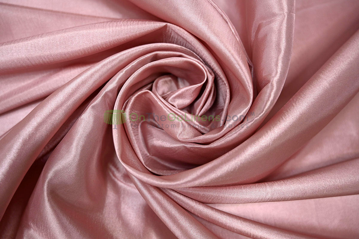 Taffeta Fabric by the Yard | Non Stretch Taffeta | 60" Wide | 75 Colors Available | Wholesale Bolt Available |