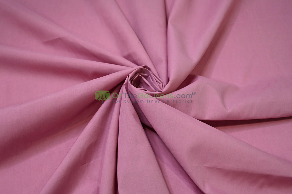Woven Poly Cotton Broadcloth Fabric by the Yard | Polycotton Fabric | Multiple Colors | 60" Wide | 80/20 Blend |
