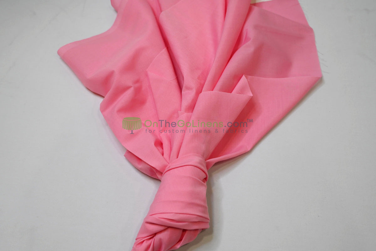 Woven Poly Cotton Broadcloth Fabric by the Yard | Polycotton Fabric | Multiple Colors | 60" Wide | 80/20 Blend |
