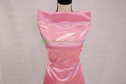 Stretch Charmeuse Fabric by the Yard | Silky Soft Stretch Satin Fabric | 4% Spandex | Multiple Colors |