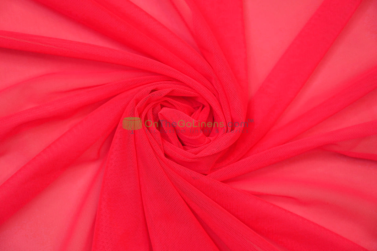 Power Mesh Spandex Fabric by the Yard | 60" Wide | Multiple Colors | 80/20 Nylon Spandex Blend |