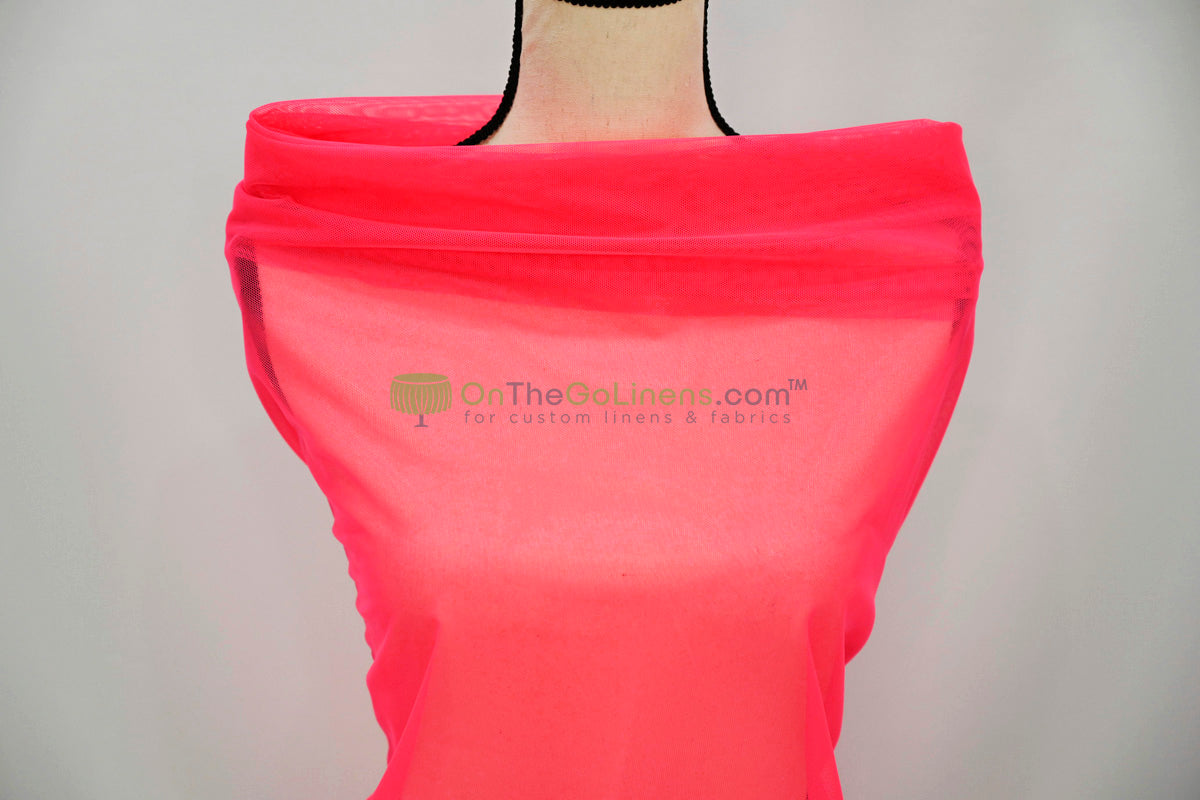 Power Mesh Spandex Fabric by the Yard | 60" Wide | Multiple Colors | 80/20 Nylon Spandex Blend |