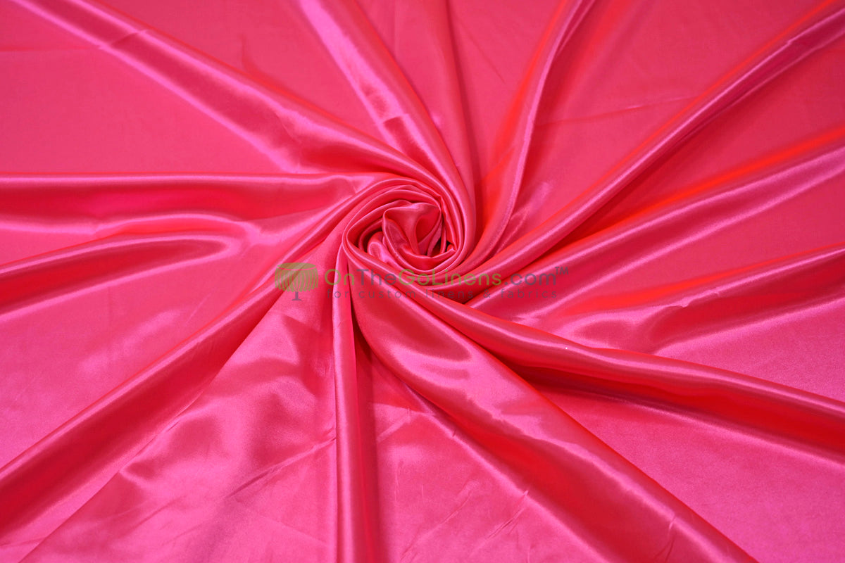Charmeuse Satin Table Linens, Table Overlays, Table Drapes and Banquets | Multiple IFR Satin Colors |