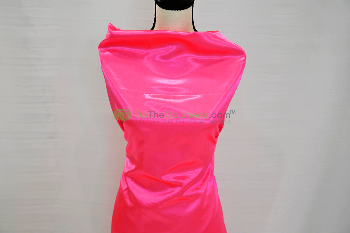 Charmeuse Satin Table Linens, Table Overlays, Table Drapes and Banquets | Multiple IFR Satin Colors |