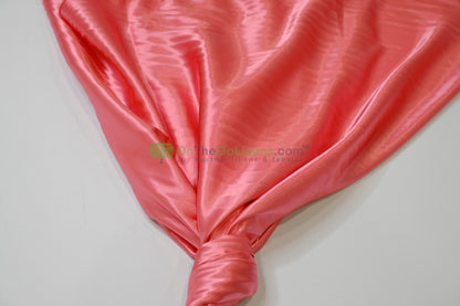Stretch Charmeuse Fabric by the Yard | Silky Soft Stretch Satin Fabric | 4% Spandex | Multiple Colors |