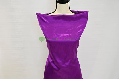 Stretch Charmeuse Fabric by the Yard | Silky Soft Stretch Satin Fabric | 4% Spandex | Multiple Colors |