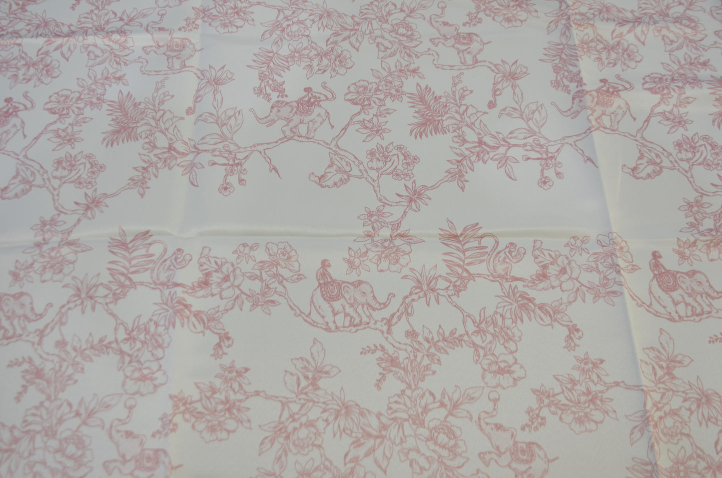 Ben Toile Satin Print Event Drapery Panels | French Style Toile Satin Print Curtains | 100% Polyester Washable |