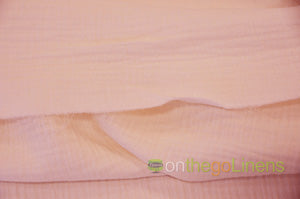 Double Layered Cotton Gauze Fabric by the Yard | 100% Cotton Muslin | 50" Wide |