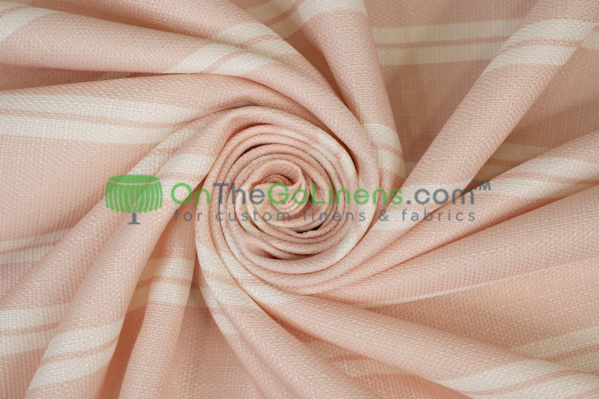 Monarch Stripe Tablecloths & Table Linens 100% Polyester for Weddings & Events